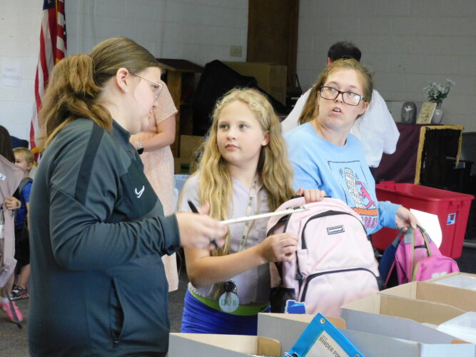 Salvation Army distributes school supplies